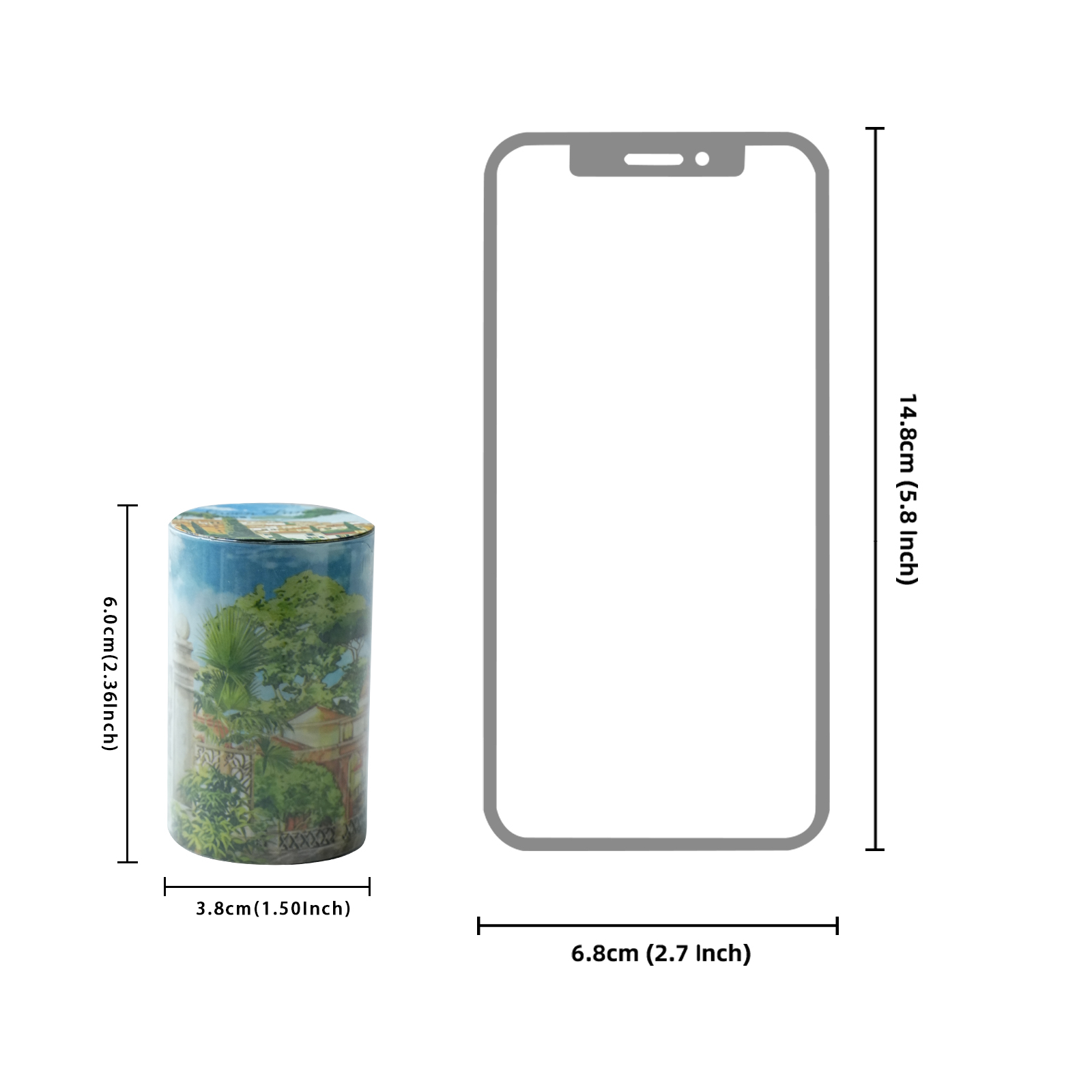 Etori Life 60mm*2m Healing Sun - Korean Lifestyle Student ulasan dan harga