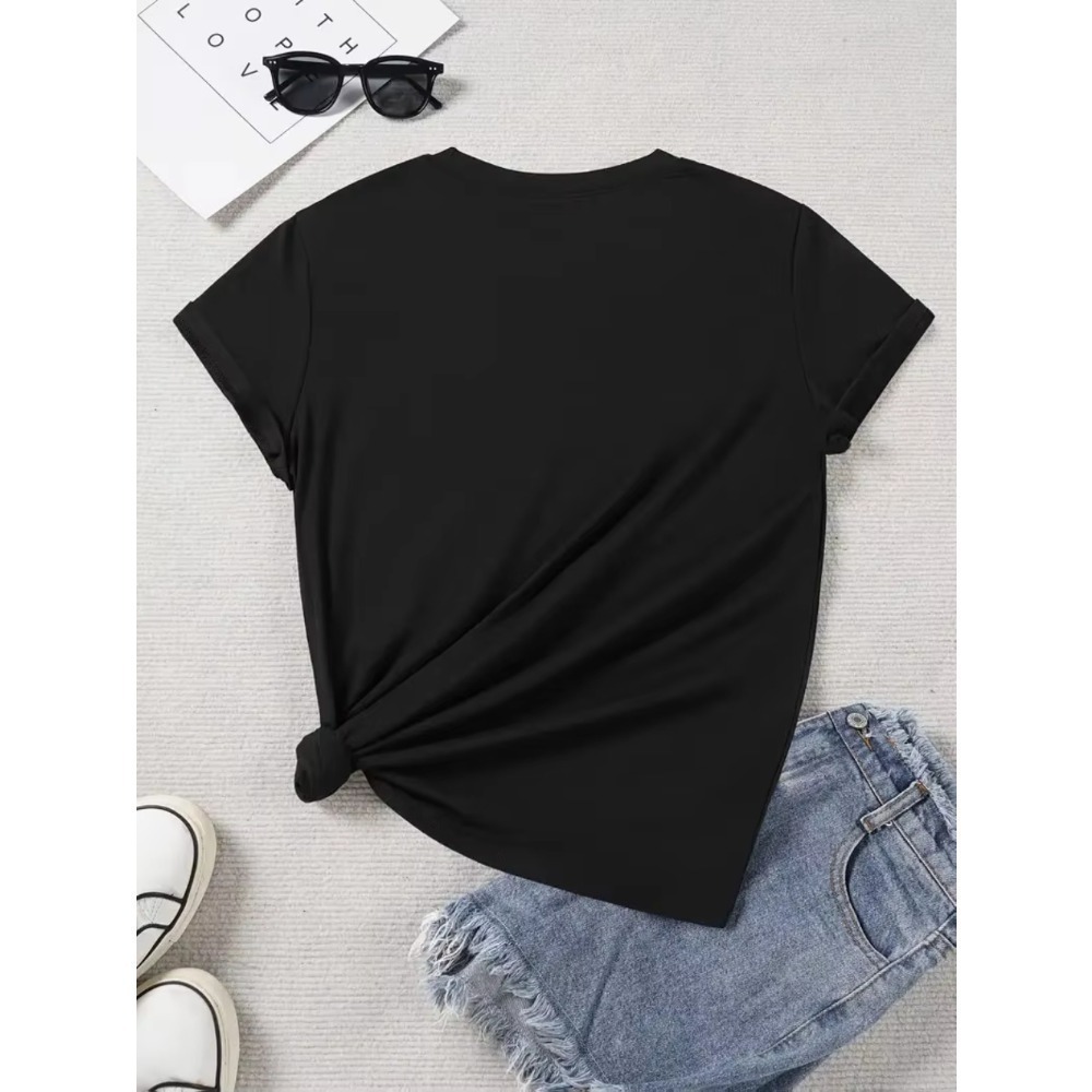 Men Women T-shirt with A Illus - Korean Men Lifestyle ulasan dan harga